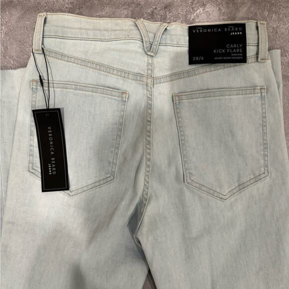 NWT Veronica Beard Carly Kick Flare Jeans - Picture 5 of 6